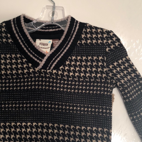 Fore!! Axel & Hudson Boy black and cream sweater - Picture 3 of 3